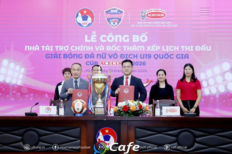 Bốc thăm xếp lịch thi đấu giải U19 nữ Quốc gia - Cúp ACECOOK 2026&nbsp;