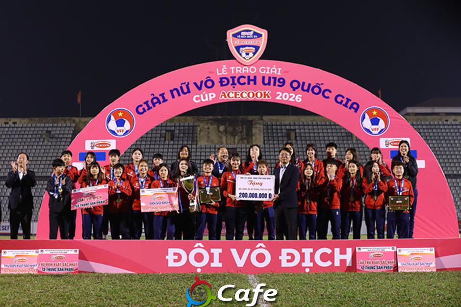 Phong Phú Hà Nam vô địch, TP.HCM á quân giải U19 nữ quốc gia 2026