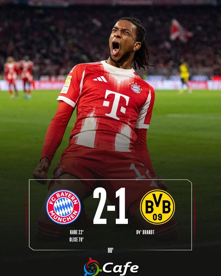 Kết quả Bayern 2-1 Dortmund: Dấu ấn Harry Kane