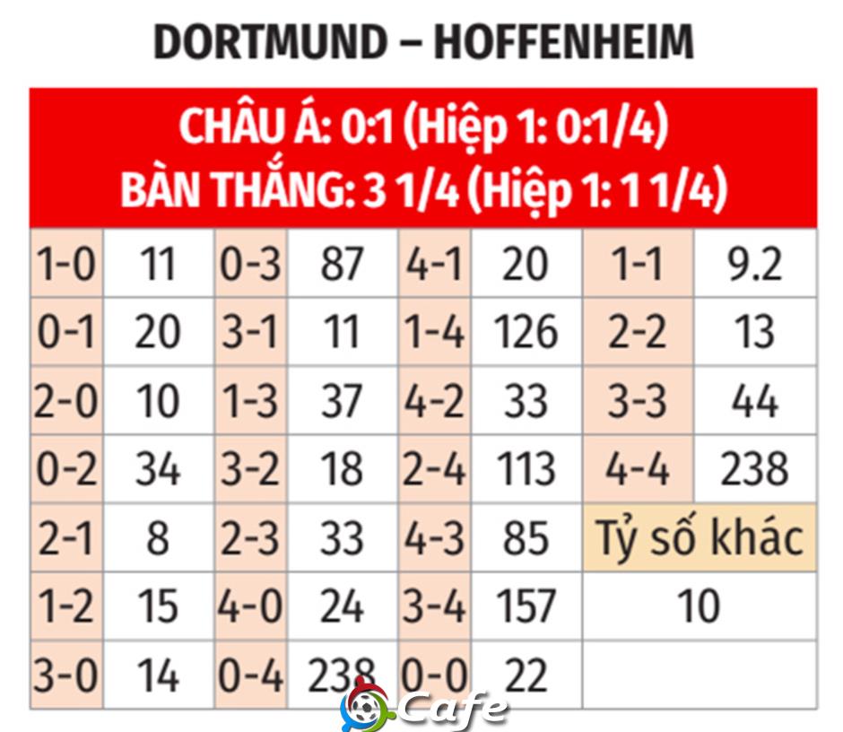 Nhận định bóng đá Dortmund vs Hoffenheim, 23h30 ngày 7/12: Xuyên thủng bức tường vàng
