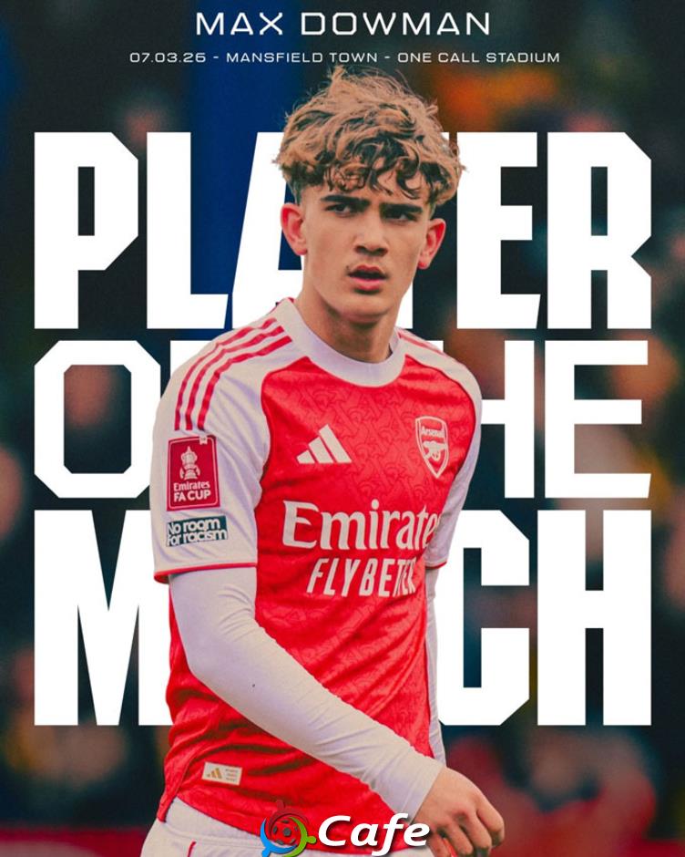 Anh tên là Max Dowman, các CĐV Arsenal hãy nhớ lấy! Anh tên là Max Dowman, các CĐV Arsenal hãy nhớ lấy!