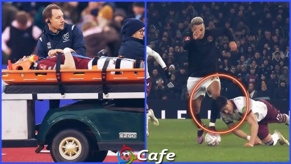 Sao West Ham gặp chấn thương đầu kinh hoàng Sao West Ham gặp chấn thương đầu kinh hoàng