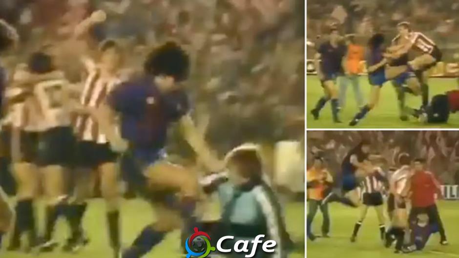 Maradona & cuộc loạn đả kinh hoàng khép lại chương đen tối ở Barca