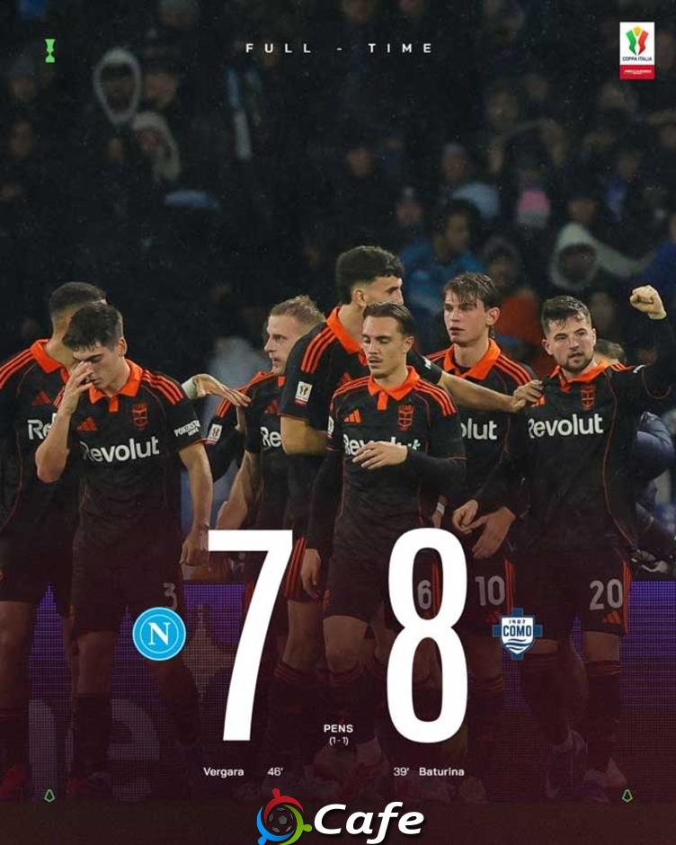 Como của Fabregas hạ gục Napoli trên chấm luân lưu, vào bán kết Coppa Italia sau 40 năm