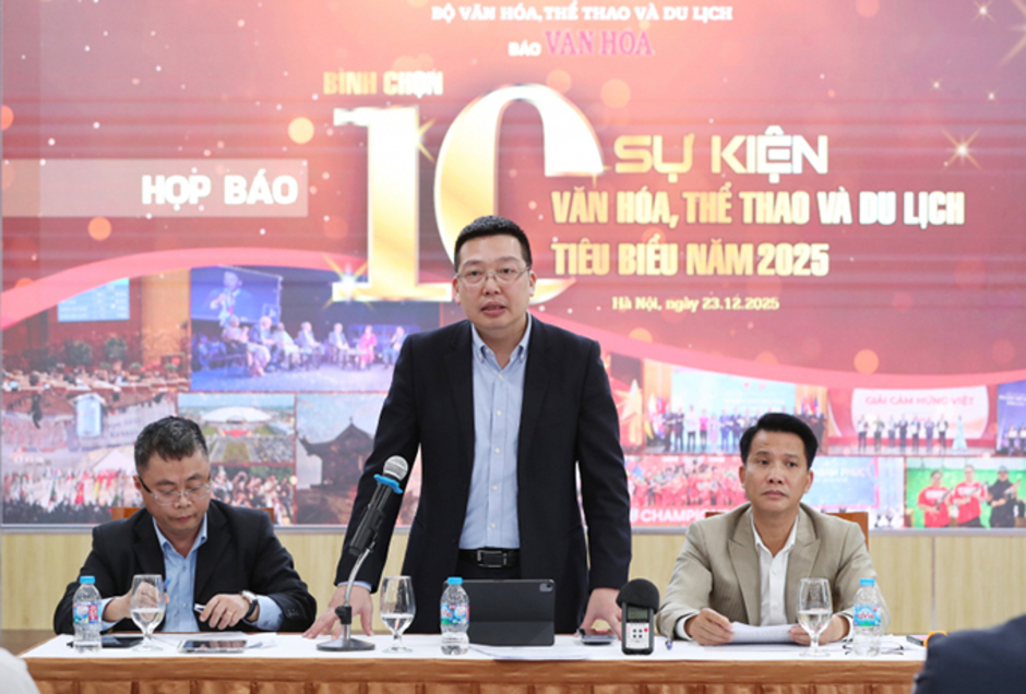 ĐT Việt Nam vô địch AFF Cup 2024 vào đề cử bình chọn 10 sự kiện Văn hoá, Thể thao và Du lịch tiêu biểu năm 2025 ĐT Việt Nam vô địch AFF Cup 2024 vào đề cử bình chọn 10 sự kiện Văn hoá, Thể thao và Du lịch tiêu biểu năm 2025