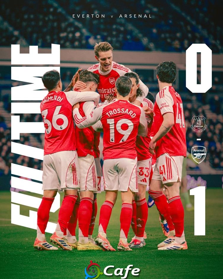 Kết quả Everton 0-1 Arsenal: 3 điểm nhọc nhằn cho Pháo thủ