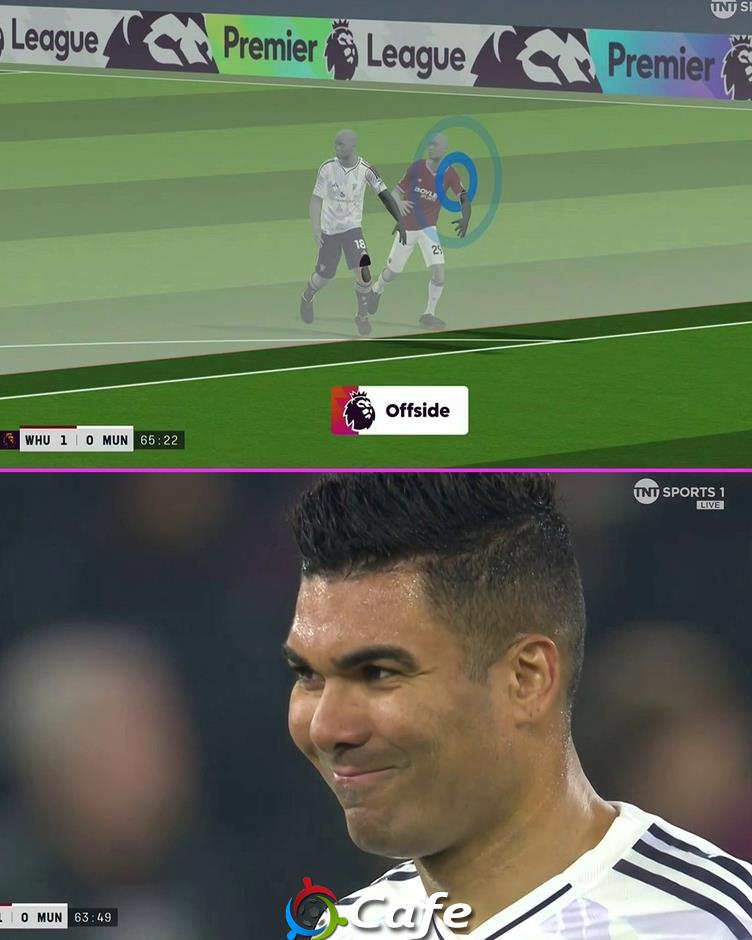 Casemiro ghi bàn nhưng đã biết kết cục trước khi VAR vào cuộc