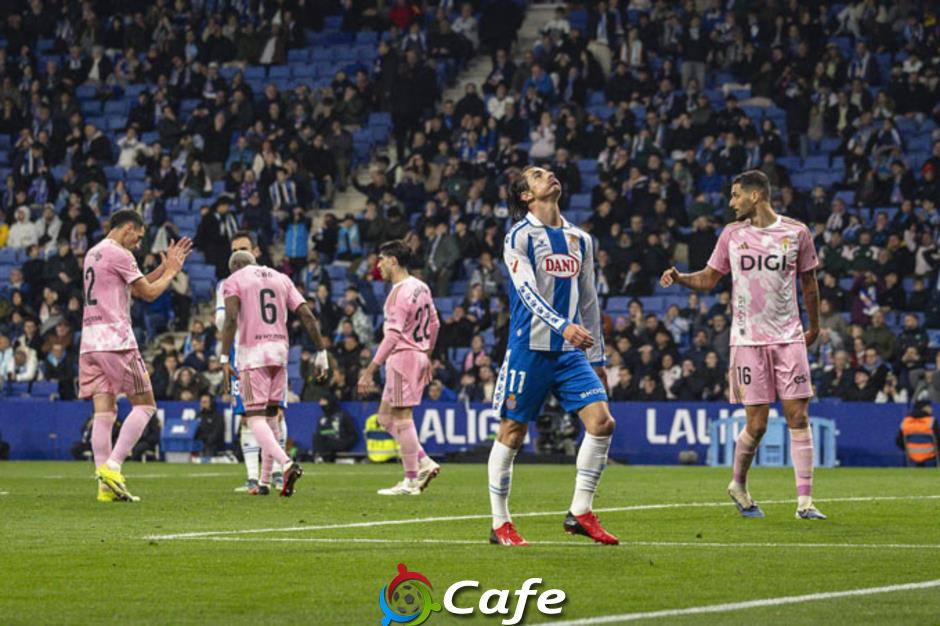 Espanyol áp đảo Oviedo nhưng đành bất lực chia điểm