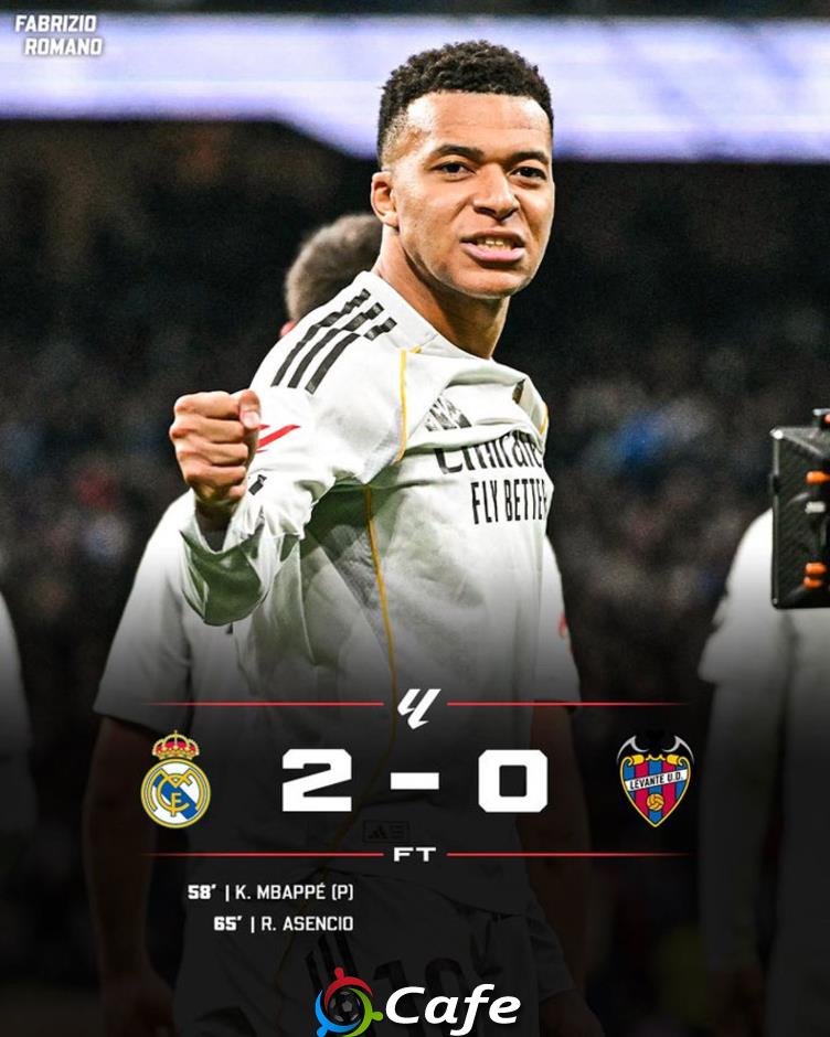 Kết quả Real Madrid 2-0 Levante: Los Blancos thắng trận đầu dưới thời tướng mới