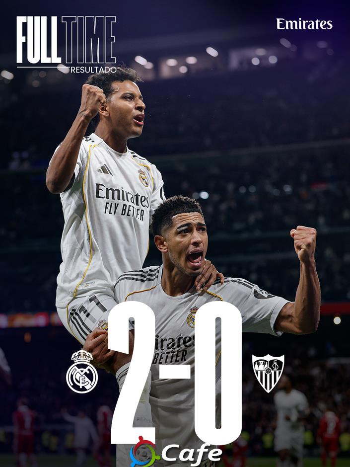 Kết quả Real Madrid 2-0 Sevilla: Bellingham và Mbappe giúp Los Blancos thắng trận