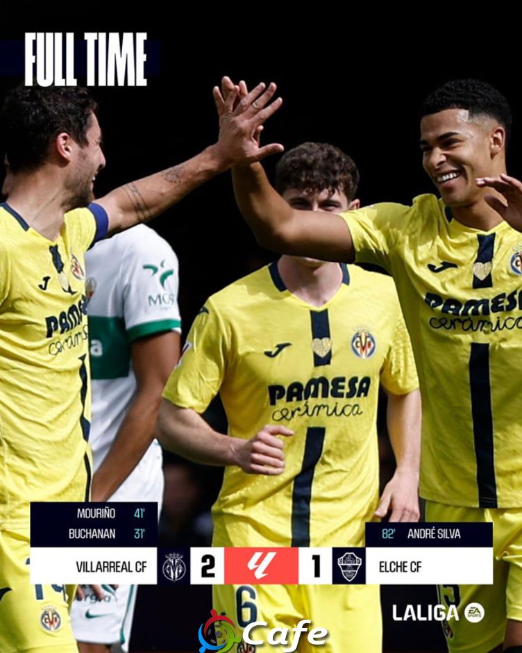 Villarreal thắng sát nút Elche, củng cố vị trí trong Top 4 La Liga