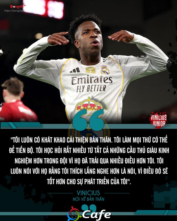 Vinicius Junior: Từ vị thế đua Quả Bóng Vàng đến 'mất dạng' tại Real Madrid Vinicius Junior: Từ vị thế đua Quả Bóng Vàng đến 'mất dạng' tại Real Madrid