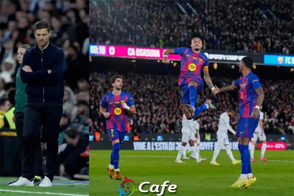 Xabi Alonso bị fan Barca 'đá xoáy' trên khán đài