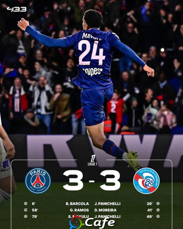 Kết quả PSG 3-3 Strasbourg: Sao 19 tuổi cứu nguy Kết quả PSG 3-3 Strasbourg: Sao 19 tuổi cứu nguy