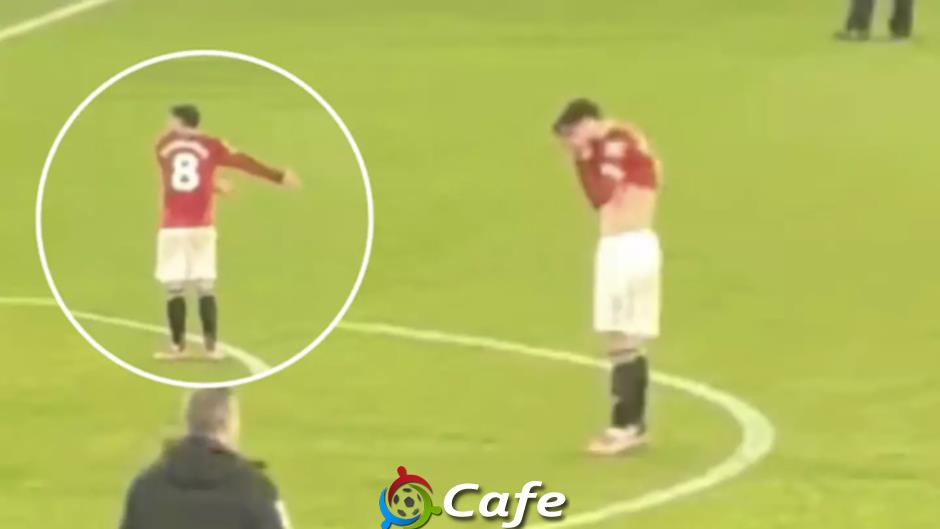 Bruno Fernandes nổi giận với đồng đội ngay sau trận hòa Bournemouth