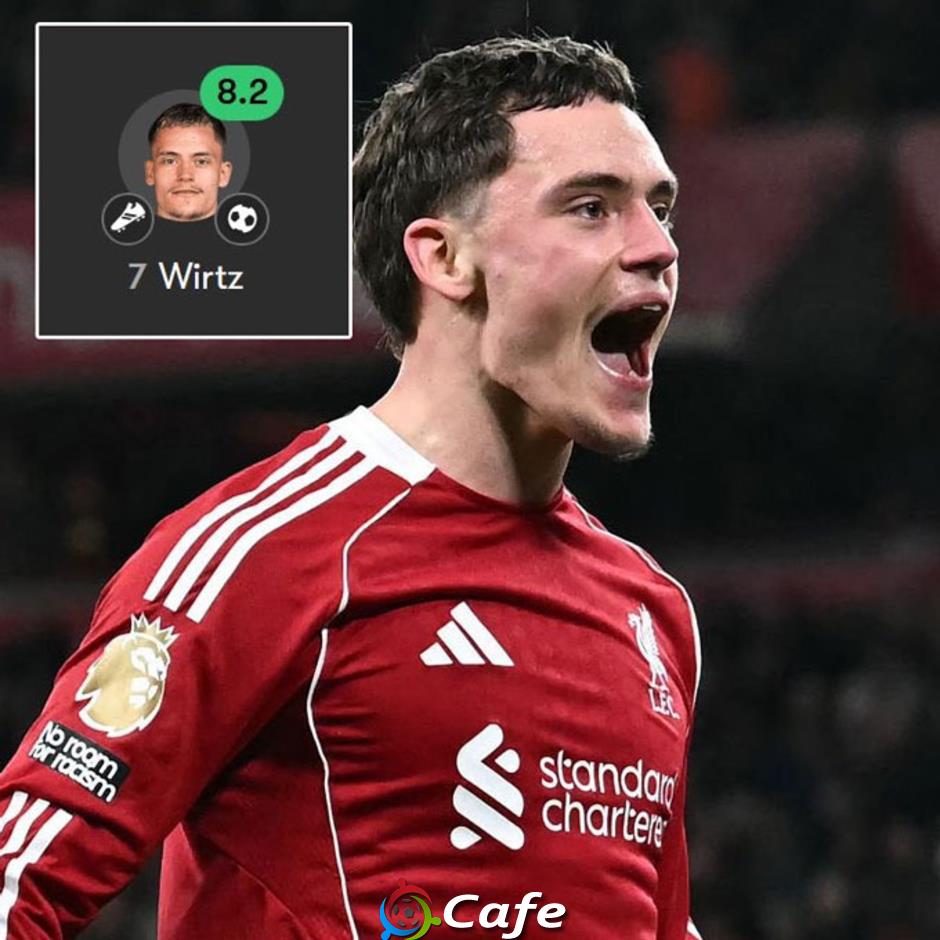 Florian Wirtz ngày càng cho thấy mình xứng là 'bom tấn' của Liverpool