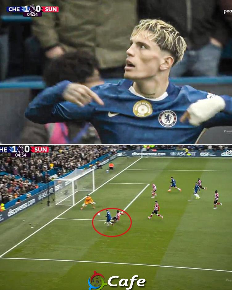 Garnacho ghi bàn đầu tiên cho Chelsea, tái hiện màn ăn mừng gợi nhớ về MU