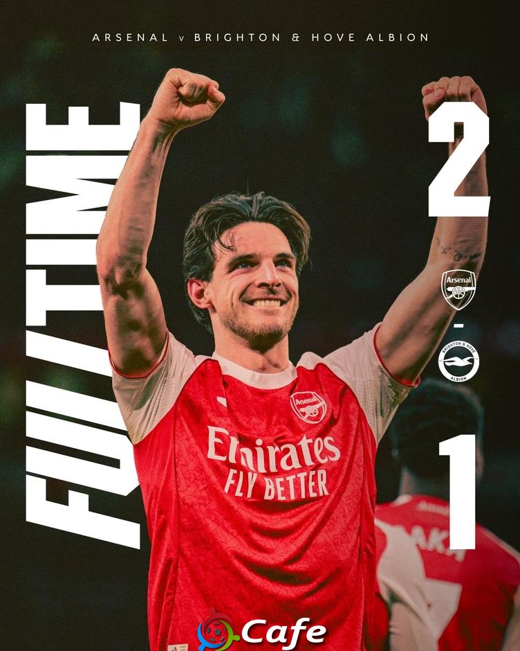 Kết quả Arsenal 2-1 Brighton: 3 điểm cho Pháo thủ