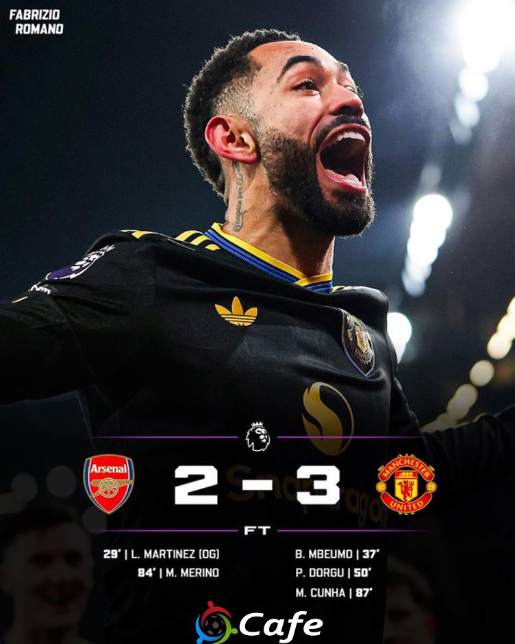 Kết quả Arsenal 2-3 MU: Quỷ đỏ ngược dòng siêu kịch tính