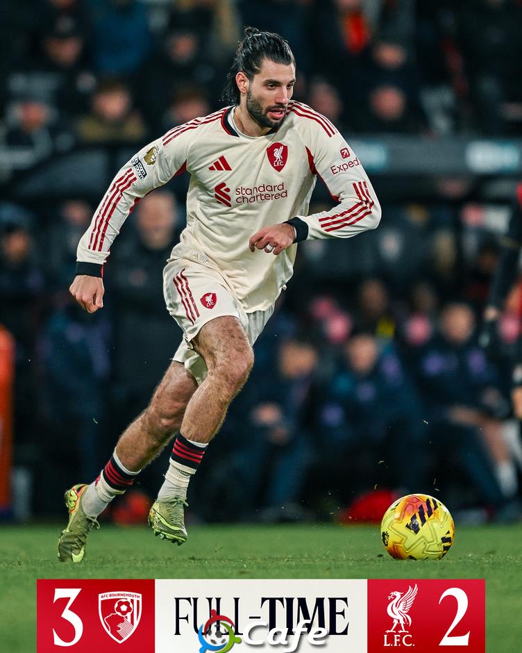 Kết quả Bournemouth 3-2 Liverpool: ĐKVĐ bại trận