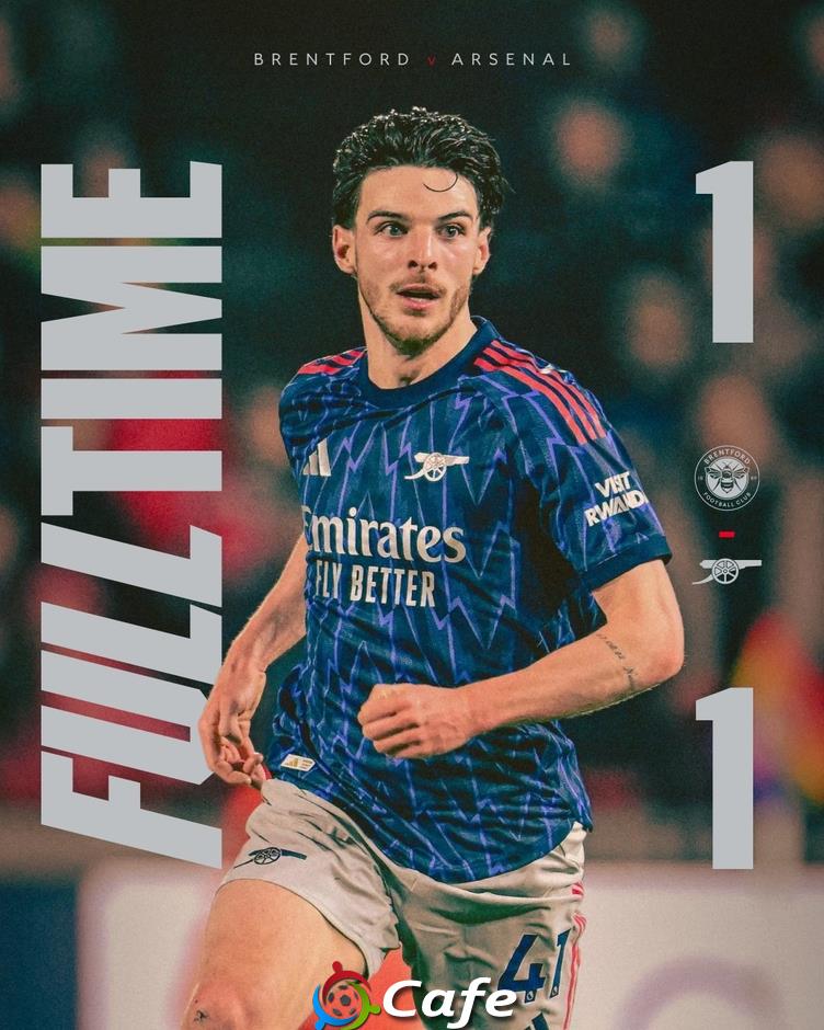 Kết quả Brentford 1-1 Arsenal: Pháo thủ hòa đáng tiếc Kết quả Brentford 1-1 Arsenal: Pháo thủ hòa đáng tiếc