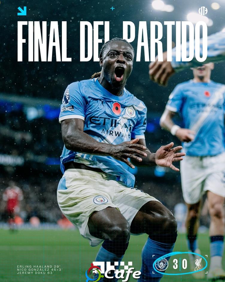 Kết quả Man City 3-0 Liverpool: Man City lên ngôi nhì bảng