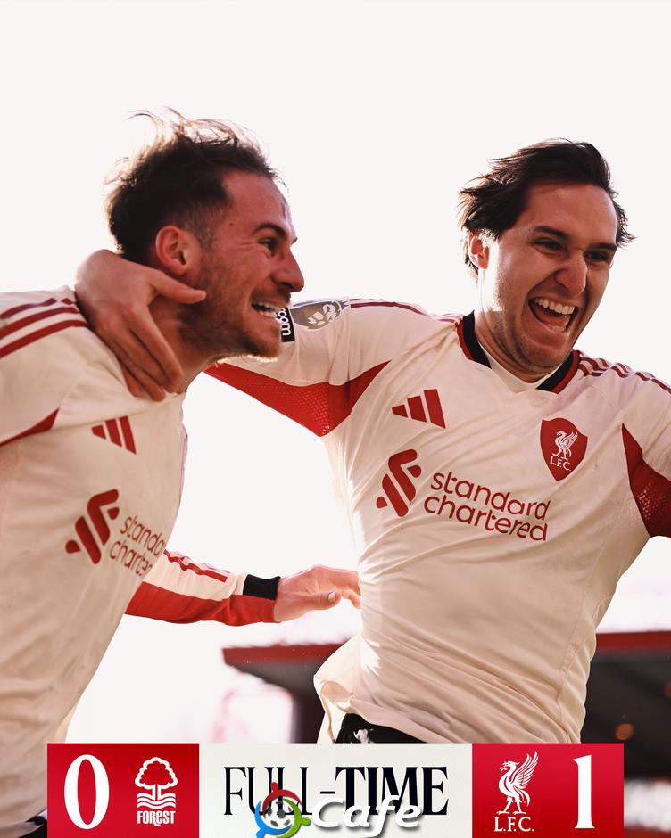 Kết quả Nottingham 0-1 Liverpool: Nhà Vua có 3 điểm phút 90+7