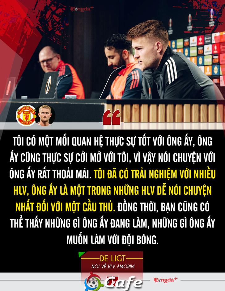 Matthijs de Ligt đã bị Amorim 'tẩy não' như thế nào?