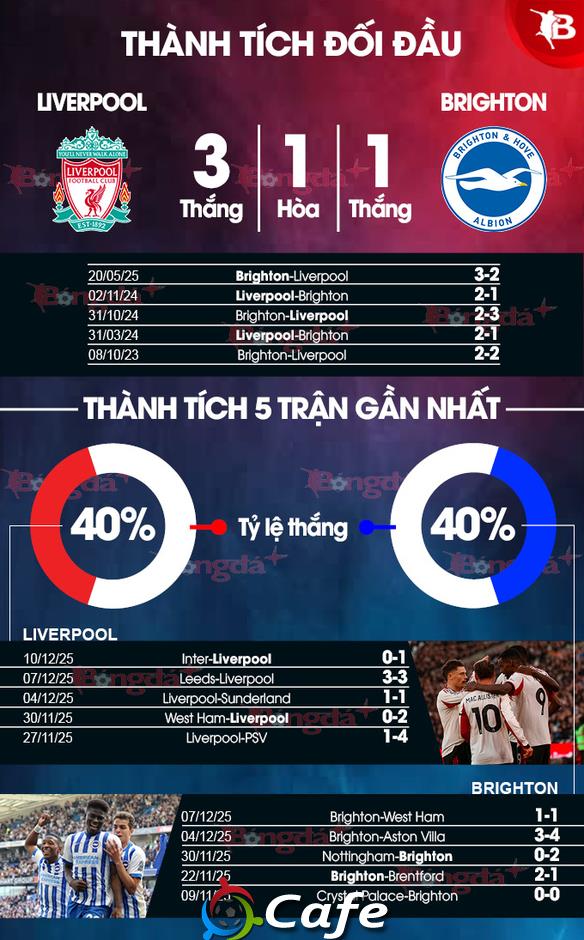 Nhận định bóng đá Liverpool vs Brighton, 22h00 ngày 13/12: Mòng biển quậy tung 'tổ cò'