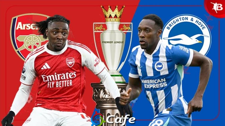 Trực tiếp Arsenal 0-0 Brighton: Đội khách giao bóng