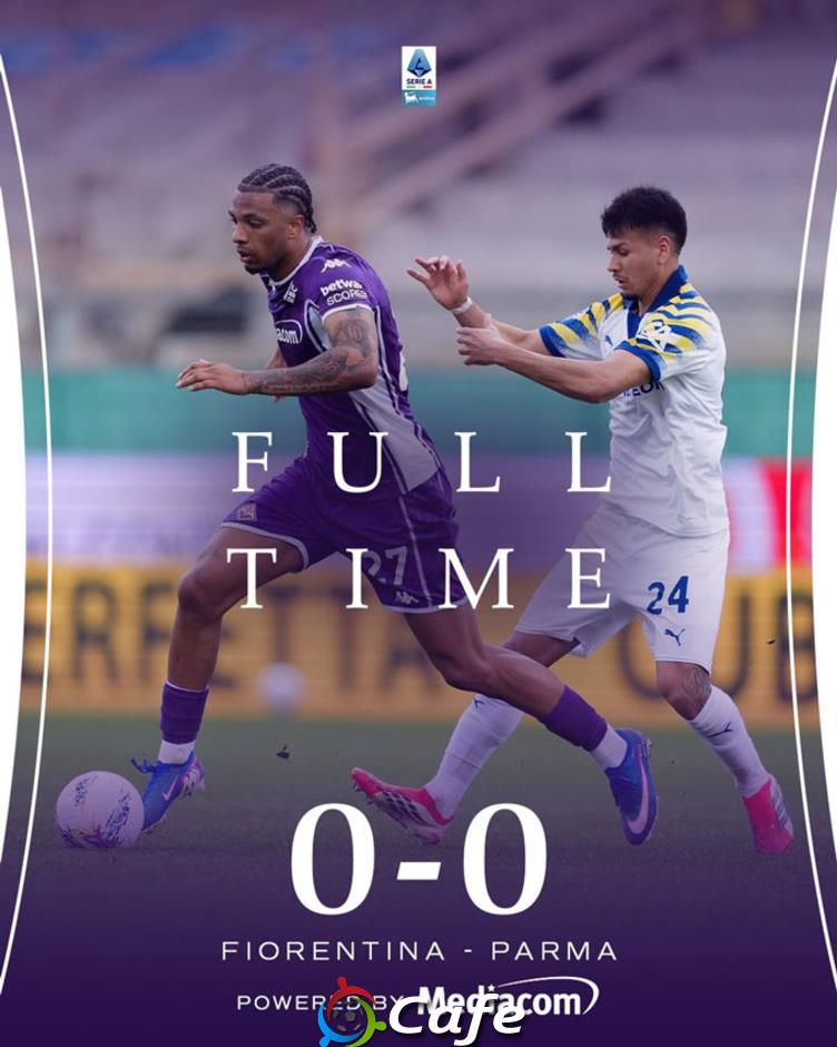 Fiorentina tụt xuống vị trí thứ 17 tại Serie A