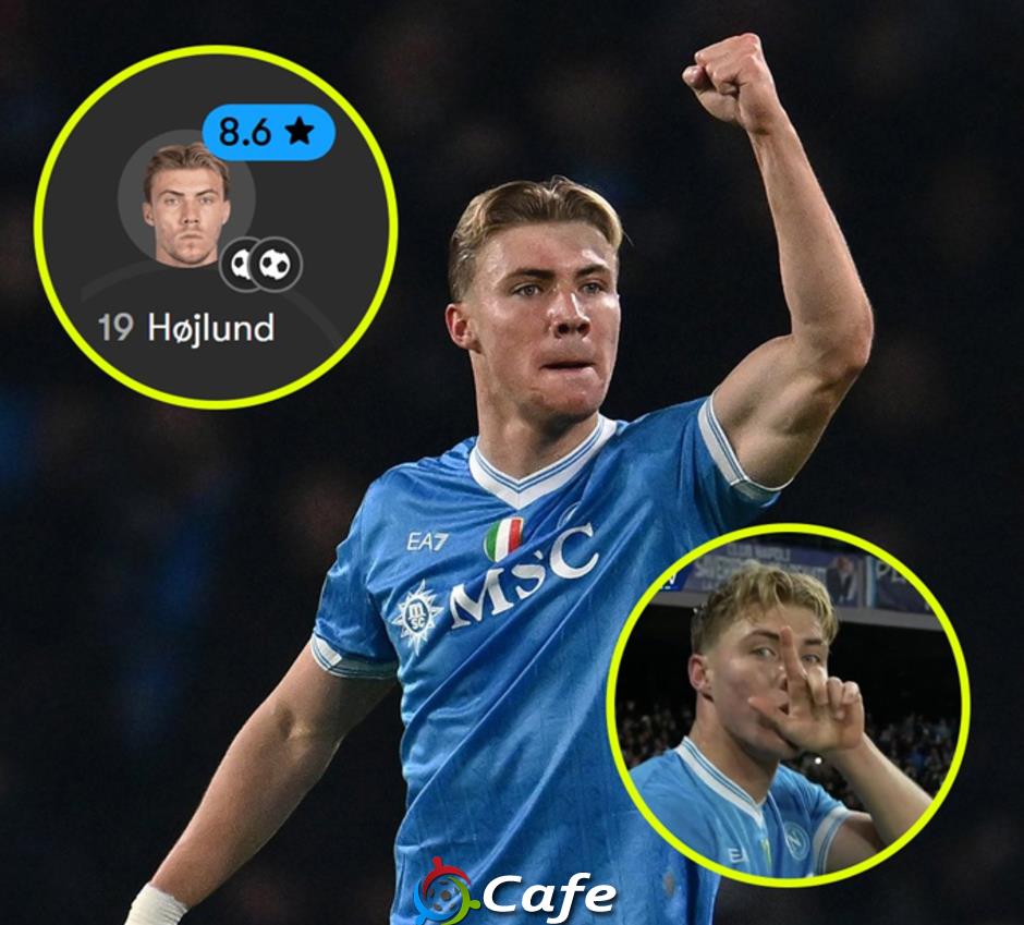 Hojlund lập cú đúp, Napoli chiếm lại ngôi đầu Serie A