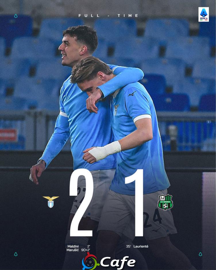Lazio thắng nghẹt thở Sassuolo, vươn lên top 10 Serie A